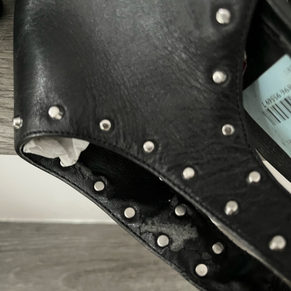 Gorgeous Michael Kors studded open toe sling back sandals - Picture 6 of 6